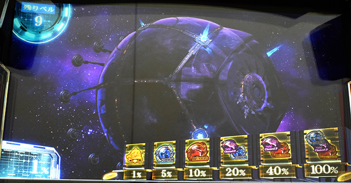 銀河英雄伝説 Die Neue These ガイエスブルクボーナス 消化中 チャンス目ごとの成功期待度加算率