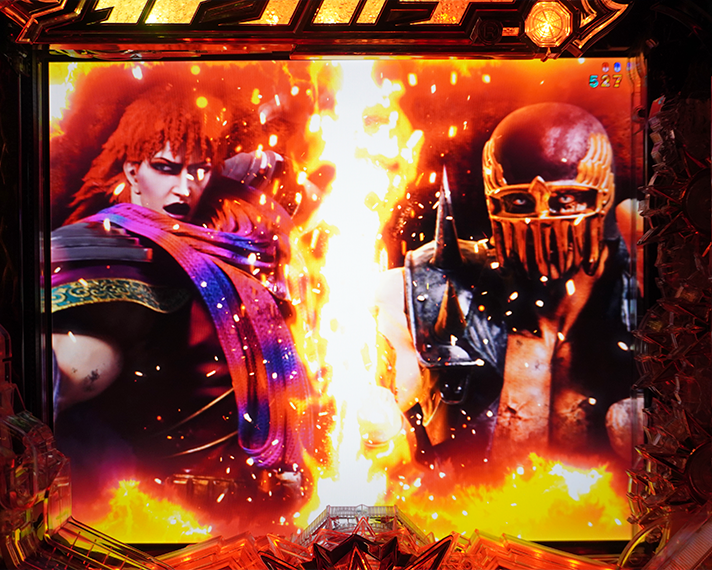 e 北斗の拳11 暴凶星　リーチ後予告・信頼度　SP発展演出　2択ルート