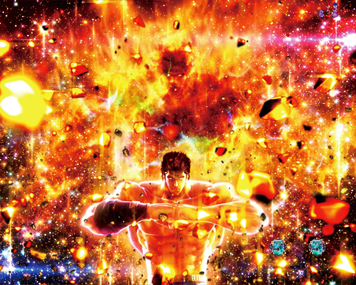 e 北斗の拳11 暴凶星　リーチ演出・信頼度　神拳BATTLE　闘神化