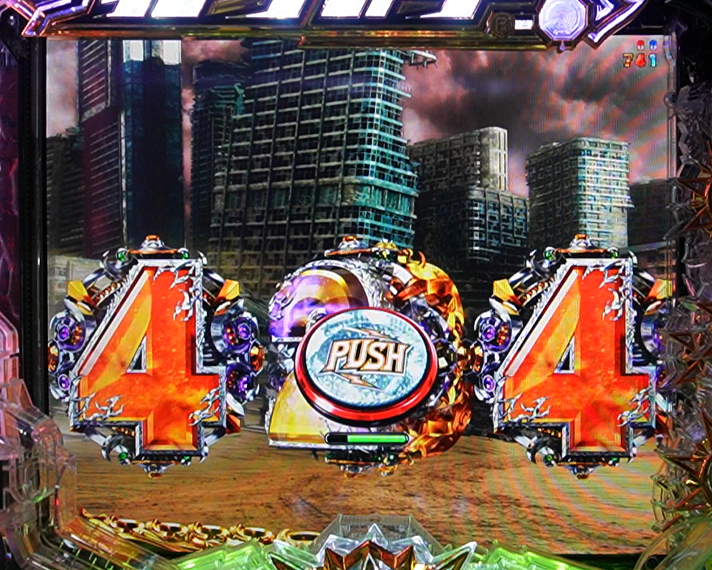 e 北斗の拳11 暴凶星　リーチ後予告・信頼度　リーチ後ボタン