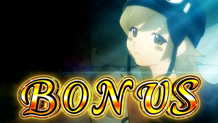 スマスロ 化物語　AT中ボーナス確定画面　忍野忍（しのぶ）