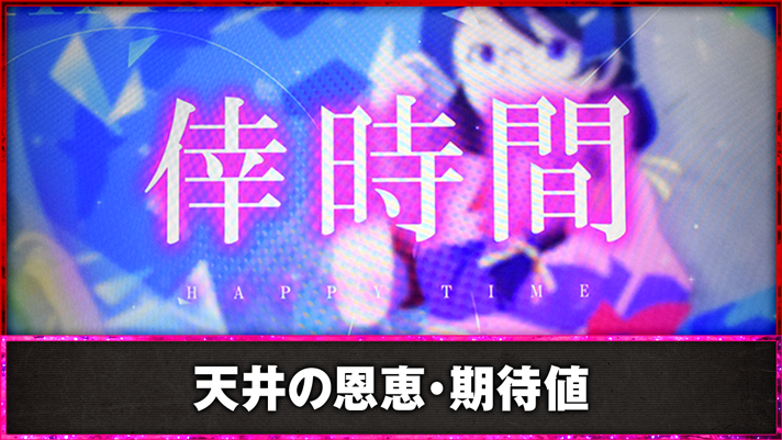 スマスロ 化物語　天井の恩恵・期待値　AT「倖時間」突入画面