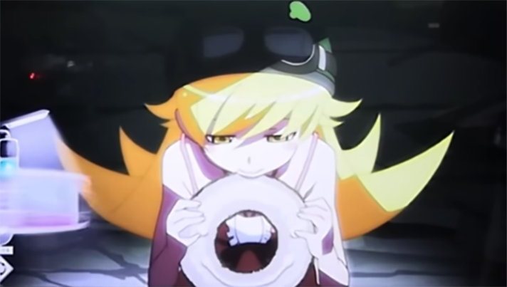 スマスロ 化物語　通常時　学習塾ステージ　忍野忍　白いドーナツ