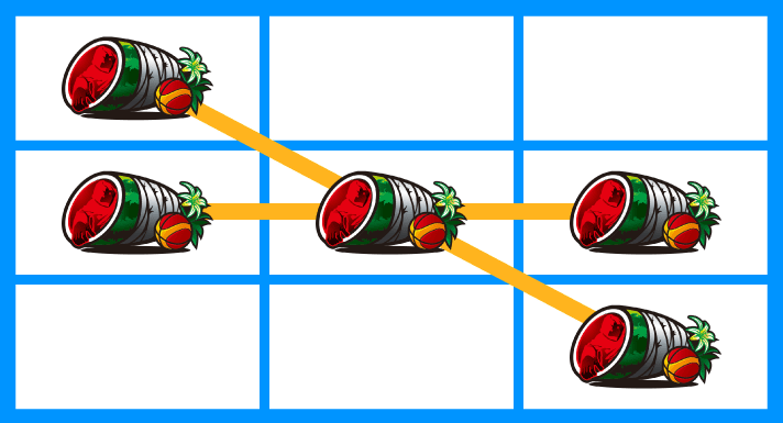 スマスロ 化物語　各小役の停止形　スイカ