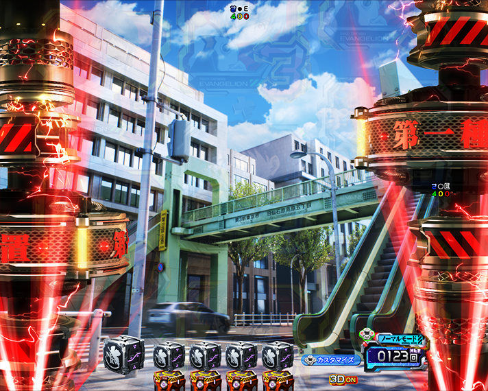 e 新世紀エヴァンゲリオン 〜はじまりの記憶〜 通常時のカスタム信頼度・占有率 先告知カスタム 先バレ アラート先告知