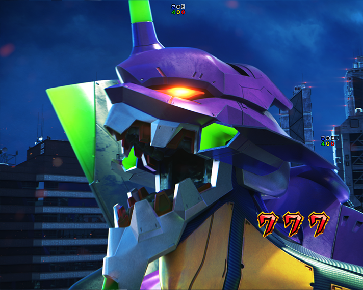 e 新世紀エヴァンゲリオン 〜はじまりの記憶〜　リーチ演出・信頼度　ノーマルモード・シンプルモード　エヴァCG系リーチ：初号機