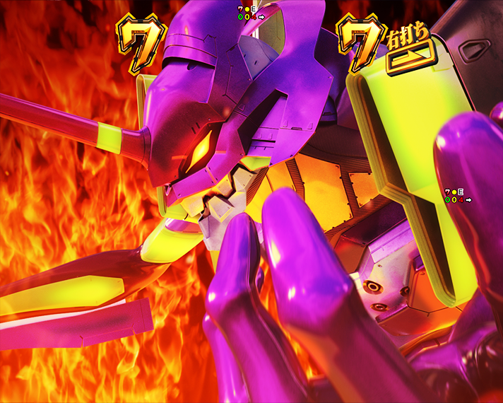 e 新世紀エヴァンゲリオン 〜はじまりの記憶〜　暴走モード中予告信頼度　リーチ後信頼度　SP発展演出