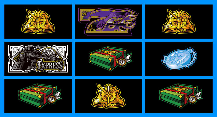 バーニングエクスプレス　打ち方　各小役の停止形　リーチ目