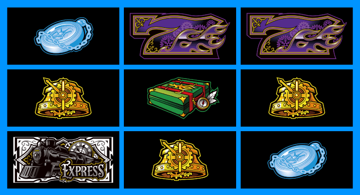 バーニングエクスプレス　打ち方　各小役の停止形　リーチ目