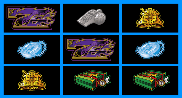 バーニングエクスプレス　打ち方　各小役の停止形　リーチ目