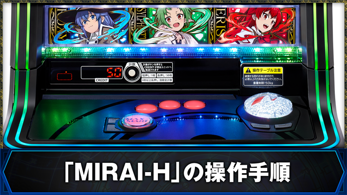 L無職転生 〜異世界行ったら本気だす〜　「MIRAI-H」の操作手順