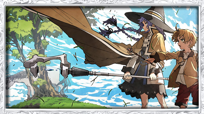 L無職転生 〜異世界行ったら本気だす〜　終了画面　師弟（白枠）