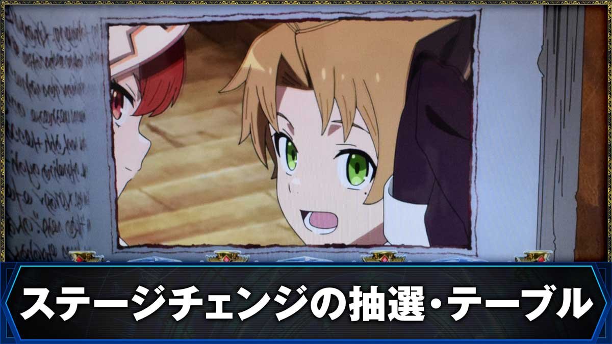 L無職転生 〜異世界行ったら本気だす〜　ステージチェンジの抽選・テーブル