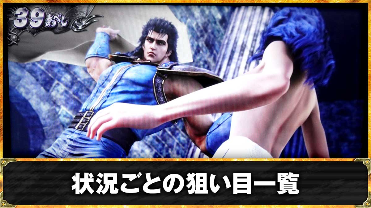 スマスロ 北斗の拳 転生の章2　状況ごとの狙い目一覧　TOP画像