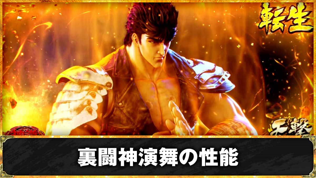 スマスロ 北斗の拳 転生の章2　上位AT「裏闘神演舞」　TOP画像