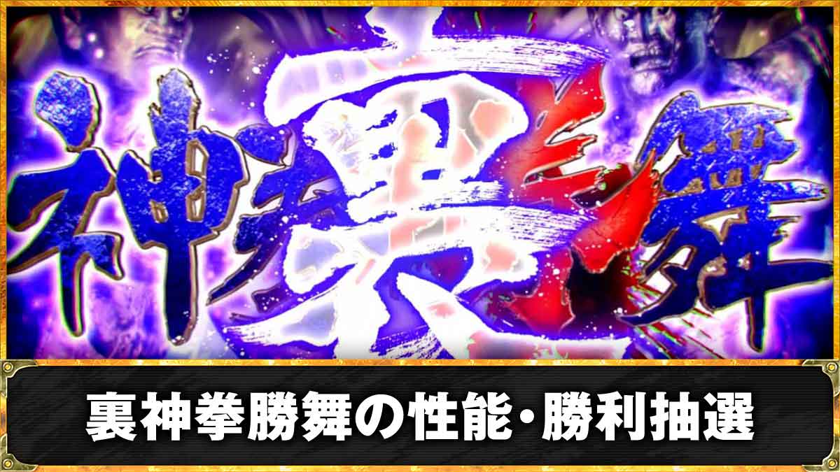 スマスロ 北斗の拳 転生の章2　裏神拳勝舞 TOP画像