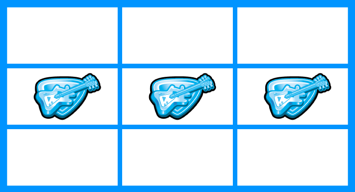 プリズムナナ　各小役の停止形　リプレイ