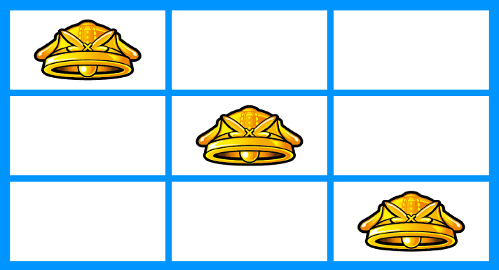 プリズムナナ　各小役の停止形　ベル