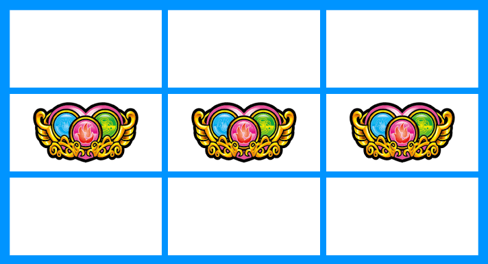 プリズムナナ　各小役の停止形　押し順マジカル目