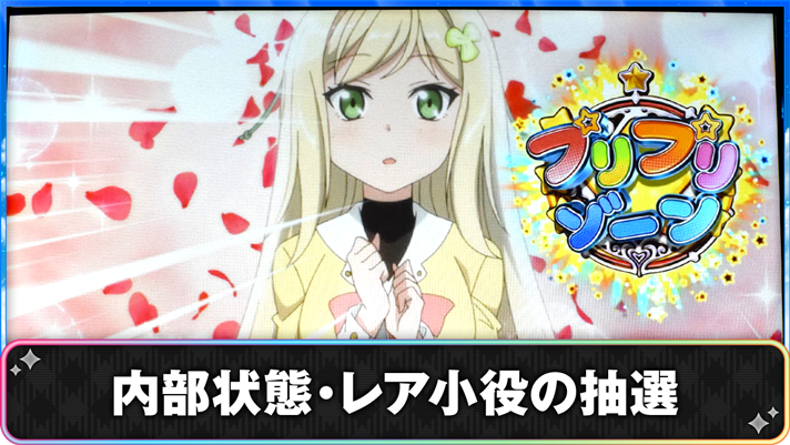 プリズムナナ　内部状態・レア小役の抽選