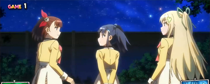 プリズムナナ　通常時のステージ　至の家（夜）