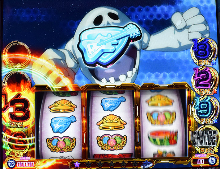 プリズムナナ　バーニングゾーン　小役告知　リプレイ