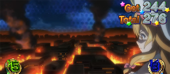 プリズムナナ　ボーナス終了画面　マコ