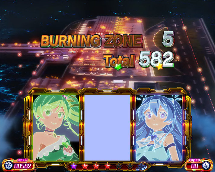 プリズムナナ　（上位）ST終了画面　2人