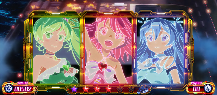 プリズムナナ　ST終了画面　3人