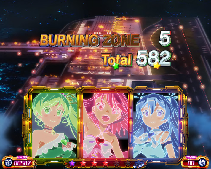 プリズムナナ　ST終了画面　3人