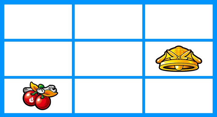 プリズムナナ　各小役の停止形　弱チェリー