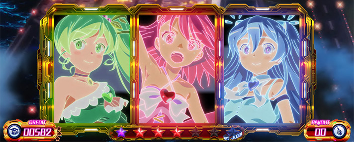 プリズムナナ　ST終了画面　3人