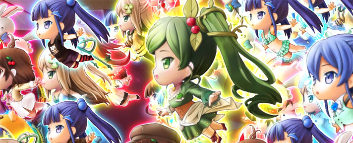 プリズムナナ　フリーズ告知モード　ミニキャラ群