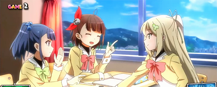 プリズムナナ　通常時のステージ　学校（昼）