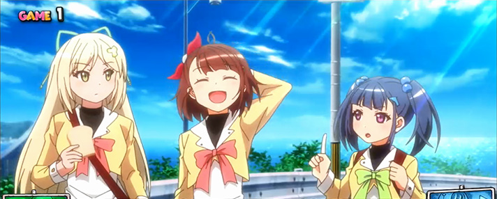 プリズムナナ　通常時のステージ　通学路（昼）