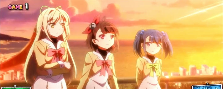 プリズムナナ　通常時のステージ　放課後（夕）