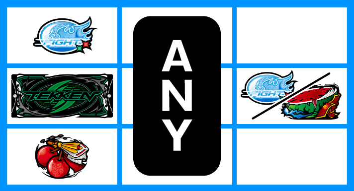 スマスロ鉄拳6　弱チェリー　右リール中段リプレイ・スイカ停止