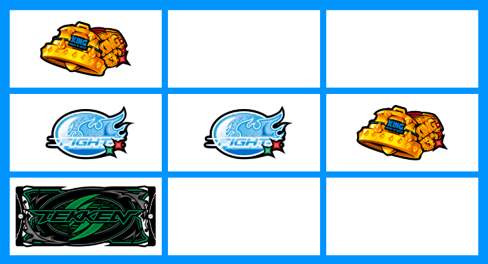 スマスロ鉄拳6　各小役の停止形　ブースト目