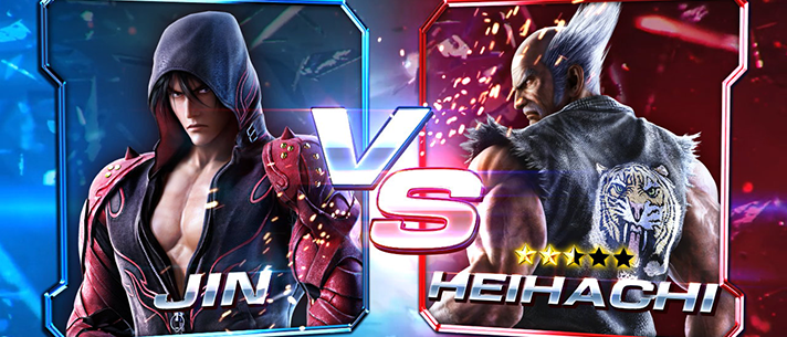 スマスロ鉄拳6　鉄拳ゾーン　連続演出ごとの期待度　仁 VS 平八