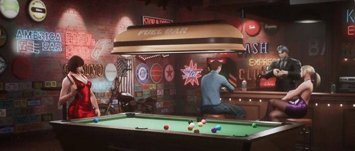 スマスロ鉄拳6　通常時　BARステージ