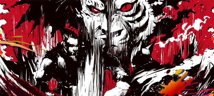 スマスロ鉄拳6　初当たりBIGボーナス・AT終了画面　一八&平八