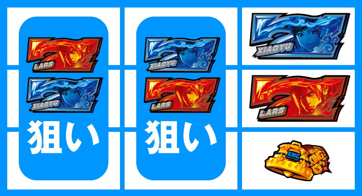 スマスロ鉄拳6　7を狙えカットイン　逆押し2連7狙い（右→中→左）　上段・中段2連7停止時