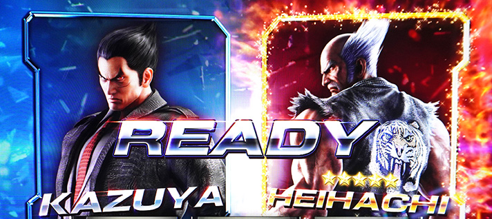 スマスロ鉄拳6　鉄拳ゾーン　対戦キャラ　一八 VS 平八