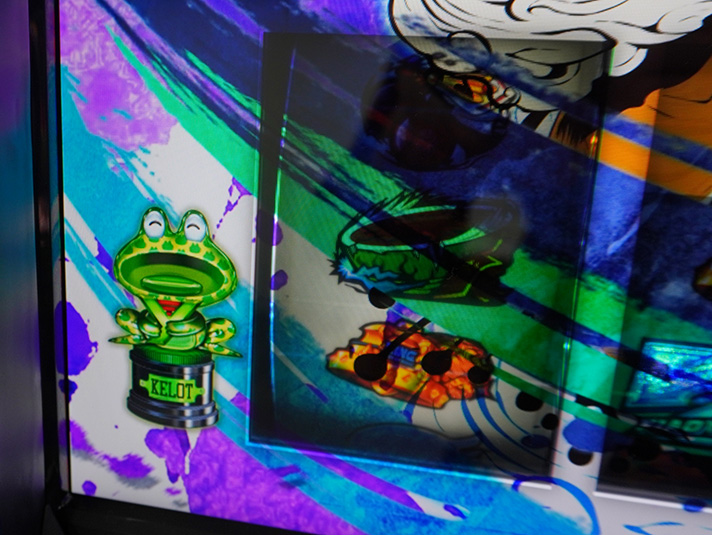 スマスロ鉄拳6 ボーナス終了画面 ケロットトロフィー ケロット柄