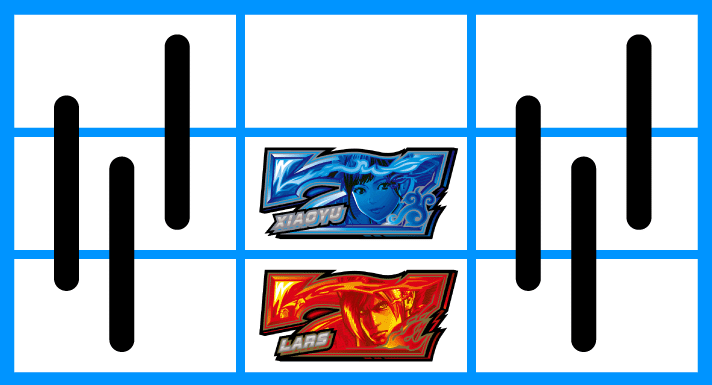 スマスロ鉄拳6　中リール2連7狙い　中・下段2連7停止