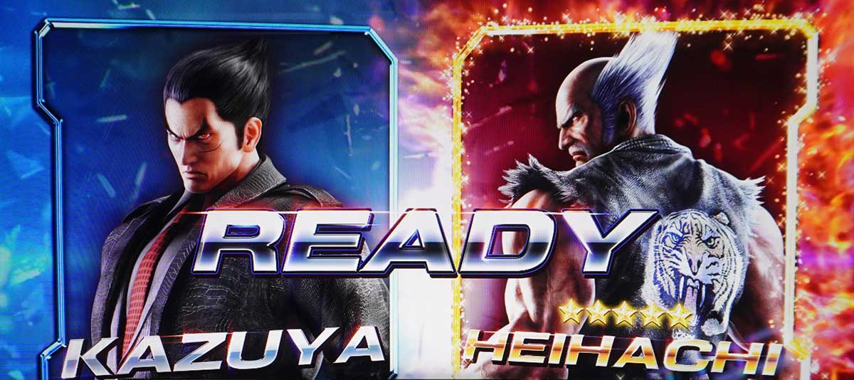 スマスロ鉄拳6　鉄拳ゾーン　対戦キャラ　一八 VS 平八