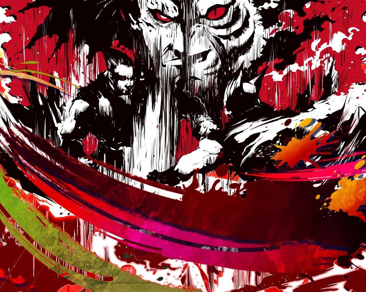 スマスロ鉄拳6　コンティニューゾーン　失敗　終了画面　一八&平八