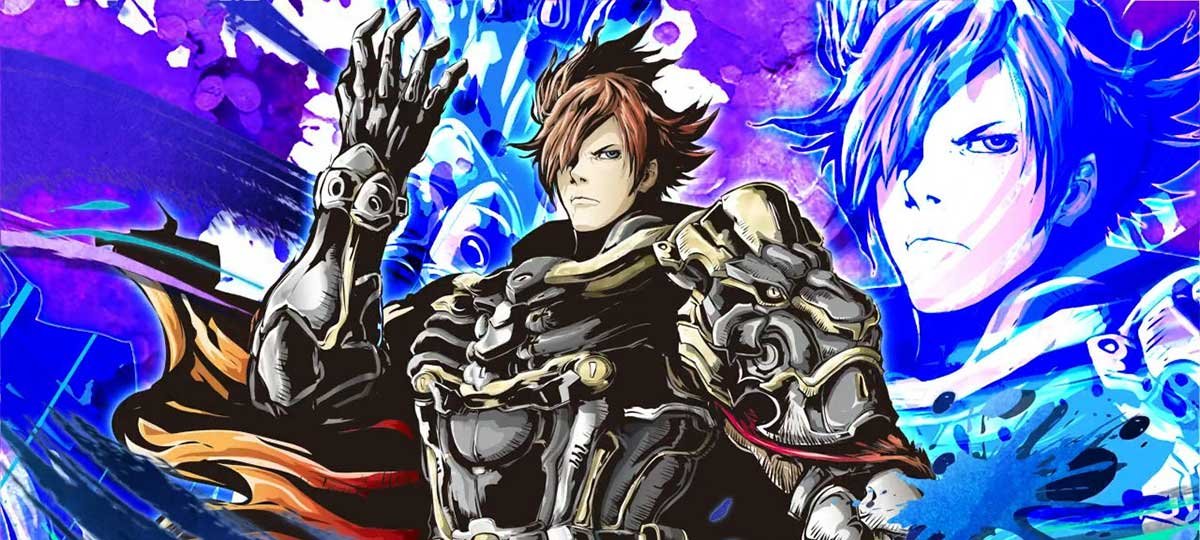 スマスロ鉄拳6　初当たりボーナス・AT終了画面　ラース　青背景