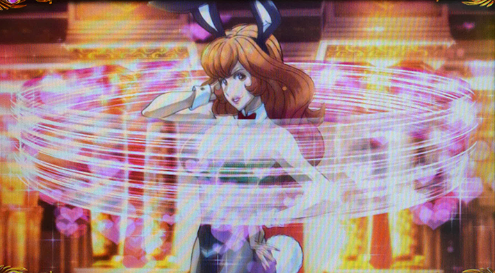 L不二子BT　通常時　カードジャッジ演出