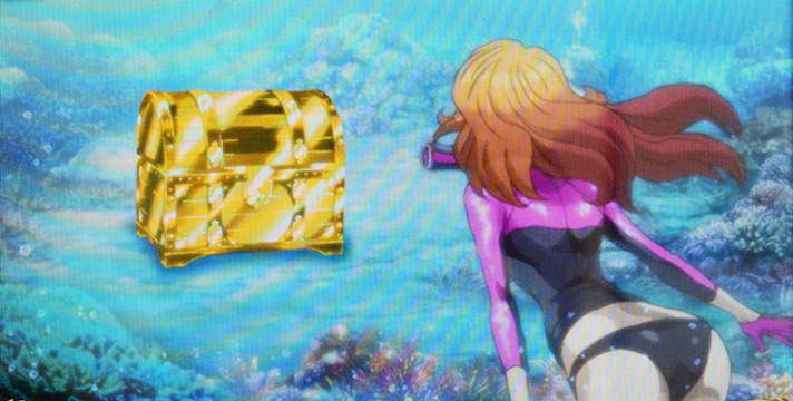 L不二子BT　海ステージ　宝箱　金箱